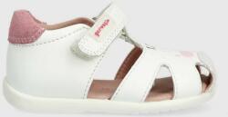 Garvalin sandale din piele pentru copii culoarea alb PPYX-OBG10N_00X