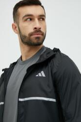 adidas Performance jachetă de alergare Own the Run culoarea negru, de tranzitie PPYX-KUM06I_99X