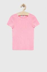 GAP tricou de bumbac pentru copii culoarea roz PPYX-TSG0DO_30X