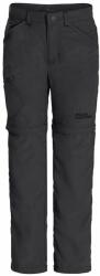Jack Wolfskin pantaloni copii SAFARI ZIP OFF PANTS K culoarea negru PPYX-SPK02N_99X