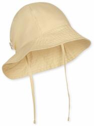 Konges Sløjd pălărie din bumbac pentru copii culoarea galben, bumbac PPYX-CAK07N_10X