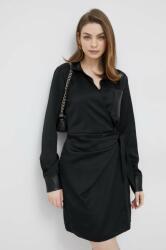 DKNY rochie culoarea negru, mini, drept PPYX-SUD155_99X