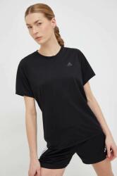 Adidas tricou de alergare Run Icons culoarea negru PPYX-TSD08J_99X