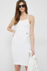 Calvin Klein rochie culoarea alb, mini, mulata PPYX-SUD16J_00X