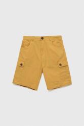 Birba&Trybeyond pantaloni scurti copii culoarea galben, talie reglabila PPYX-SZB070_17X