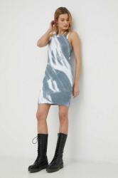 Calvin Klein rochie culoarea gri, mini, mulata PPYX-SUD16P_90X