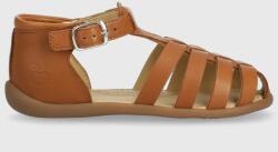 Pom D'api sandale din piele pentru copii culoarea maro PPYX-OBG16U_82X