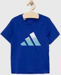 Adidas tricou copii B TI TEE culoarea albastru marin, cu imprimeu PPYX-TSB010_59X
