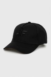4F șapcă de baseball din bumbac culoarea negru, neted PPYX-CAM0C9_99X