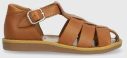Pom D'api sandale din piele pentru copii culoarea maro PPYX-OBK0ZT_82X