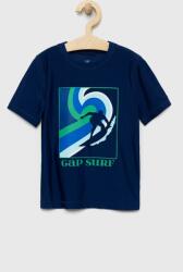 GAP tricou copii culoarea albastru marin, cu imprimeu PPYX-TSB0F6_59X