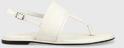 Calvin Klein sandale femei, culoarea alb, HW0HW01536 PPYX-OBD0I3_00A