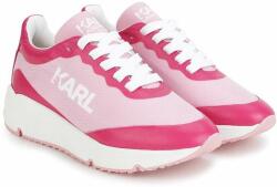Karl Lagerfeld sneakers pentru copii culoarea roz PPYX-OBG10G_30X