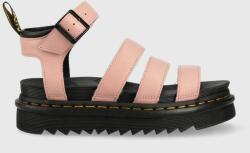 Dr. Martens sandale de piele Blaire femei, culoarea roz, cu platforma, DM30706329 DM30706329-Peach. Bei PPYX-OBD3JG_30X
