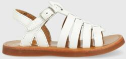 Pom D'api sandale din piele pentru copii culoarea alb PPYX-OBG1A9_00X