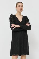Notes du Nord rochie Faiza culoarea negru, mini, drept PPYX-SUD0B5_99X