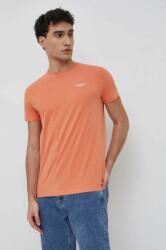 Pepe Jeans tricou Jack barbati, culoarea portocaliu, cu imprimeu PPYX-TSM0K2_24X