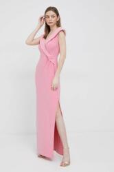 Ralph Lauren rochie culoarea roz, maxi, evazati PPYX-SUD0EB_30X