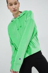 Champion bluza femei, culoarea verde, cu glugă, neted PPYX-BLD0YH_76X
