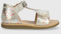Shoo Pom sandale din piele pentru copii culoarea auriu PPYX-OBG1C7_10Y