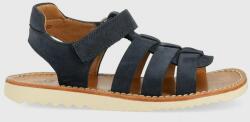Pom D'api sandale din piele intoarsa pentru copii culoarea albastru marin PPYX-OBK117_59X