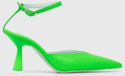 Chiara Ferragni pantofi cu toc CF3144_041 culoarea verde PPYX-OBD1O6_77X