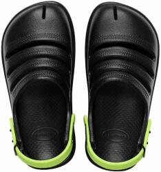 Havaianas sandale copii CLOG culoarea negru PPYX-KLK05O_99X