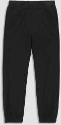 Coccodrillo pantaloni de trening din bumbac pentru copii culoarea negru, neted PPYX-SPG035_99X