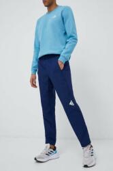 adidas Performance pantaloni de antrenament Designed for Movement culoarea albastru marin, neted PPYX-SPM0DE_59X (IC7282)