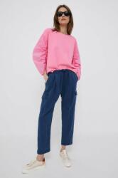 Pepe Jeans pantaloni Jynx femei, culoarea albastru marin, fason cargo, high waist PPYX-SPD0CS_59X