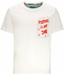 Jack Wolfskin tricou de bumbac pentru copii VILLI T K culoarea alb, modelator PPYX-TSK08W_00X