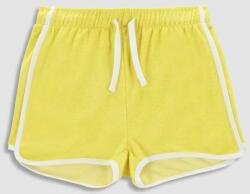 Coccodrillo pantaloni scurti copii culoarea galben, neted, talie reglabila PPYX-SZG06Y_11X