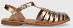 Pom D'api Calvin Klein sandale din piele pentru copii culoarea auriu PPYX-OBG1BC_10Y