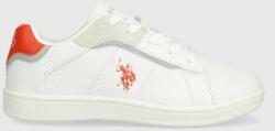 U. S. Polo Assn U. S. Polo Assn. sneakers pentru copii culoarea alb PPYX-OBK14U_00X
