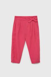 Birba Trybeyond pantaloni copii culoarea roz, neted PPYX-SPG02J_43X
