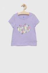 GAP tricou de bumbac pentru copii culoarea violet PPYX-TSG0DG_45X