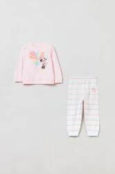 OVS pijamale pentru bebelusi culoarea roz, cu imprimeu PPYX-BIG021_30X
