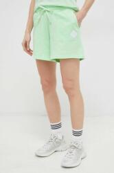 Columbia pantaloni scurți Trek femei, culoarea verde, cu imprimeu, high waist 2032941 PPYX-SZD0KY_70X