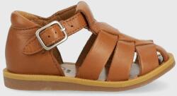 Pom D'api sandale din piele pentru copii culoarea maro PPYX-OBK0ZS_82X