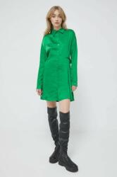 HUGO BOSS rochie culoarea verde, mini, evazati PPYX-SUD1E5_77X