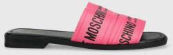 Love Moschino papuci femei, culoarea roz, JA28412G0GIX661A PPYX-KLD0EC_43X