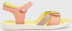 Agatha Ruiz de la Prada sandale din piele pentru copii culoarea roz PPYX-OBG09M_30X