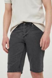 Lindbergh pantaloni scurti jeans barbati, culoarea gri PPYX-SZM0S3_90X