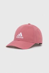 adidas sapca culoarea roz, neted PPYX-CAU00N_34X