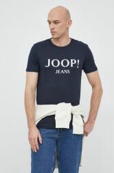 JOOP! tricou din bumbac culoarea albastru marin, cu imprimeu PPYX-TSM1DA_59X