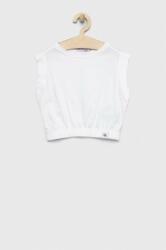 Calvin Klein top din bumbac pentru copii culoarea alb PPYX-TSG0CU_00X