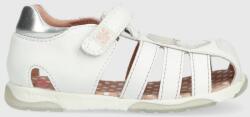 Garvalin sandale din piele pentru copii culoarea alb PPYX-OBG10T_00X
