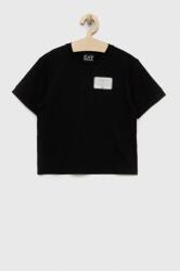 Giorgio Armani tricou de bumbac pentru copii culoarea negru, cu imprimeu PPYX-TSB05G_99X