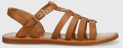 Pom D'api sandale din piele pentru copii culoarea maro PPYX-OBG1A8_82X