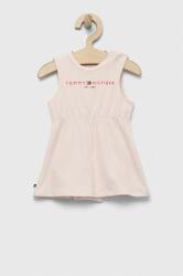 Tommy Hilfiger rochie bebe culoarea roz, mini, evazati PPYX-SUG099_03X